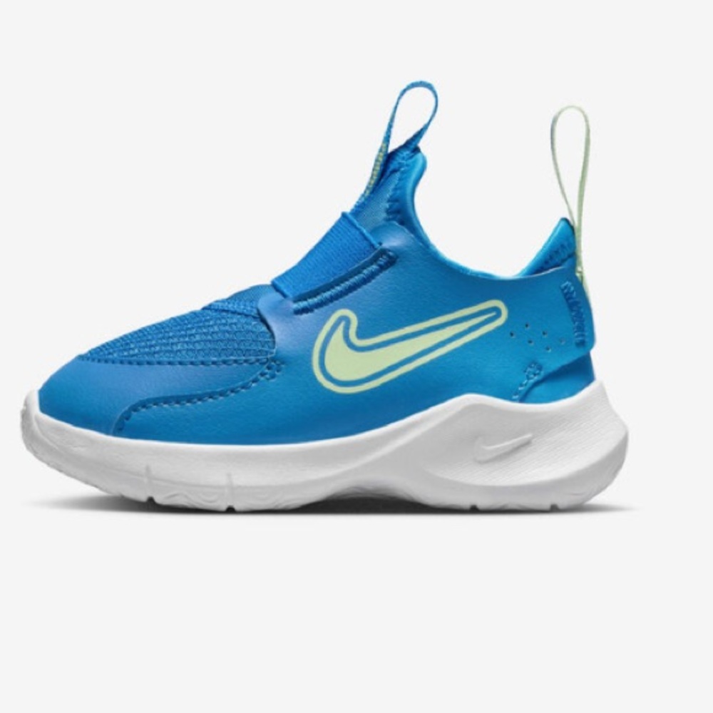 Nike Flex Runner 3 Kids Shoes - Blue size 4C